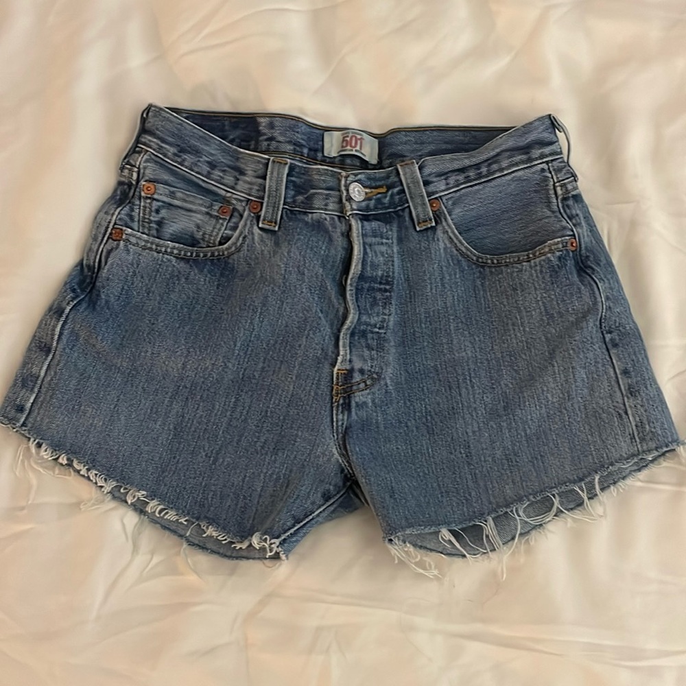 Levi’s brown label 501 cutoff shorts